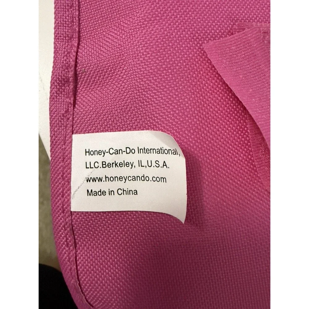 Lot of 2 Jewelry Hanging Storage Organizers PINK 'Honey Can Do' & 'Bag Smart'